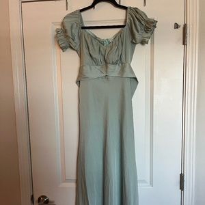 Selfie Leslie Midi Dress, Size AUS 10 (US M) in Pistachio